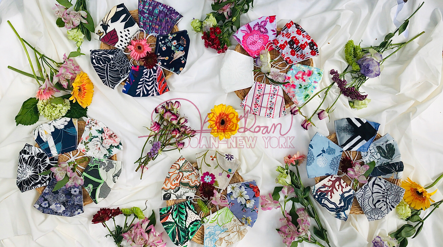 Beautiful handmade fabric masks Collection