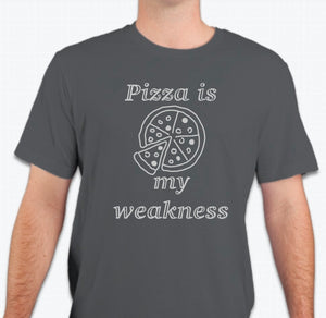 “Pizza is my weakness” Unisex T-shirt