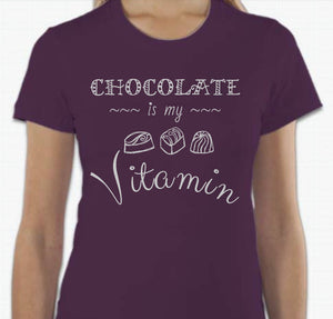 “Chocolate is my Vitamin” T-shirt