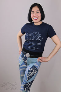 “Love is art and I’m an awesome artist” T-shirt