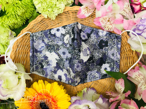 Twilight Purple Floral Mask