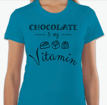 Load image into Gallery viewer, “Chocolate is my Vitamin” T-shirt