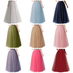 Tulle Maxi Skirt