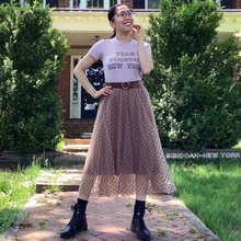 Load image into Gallery viewer, Polka dots tulle skirt